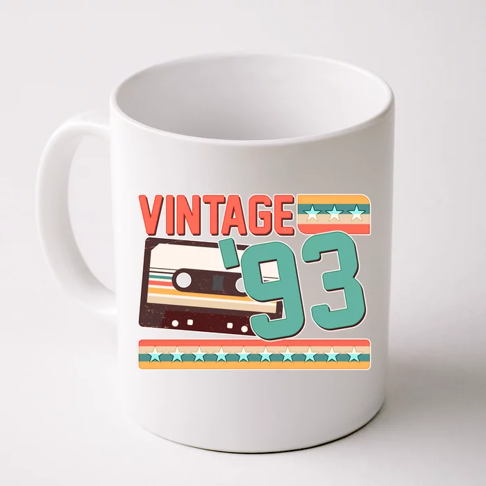 Vintage 1993 30th Birthday Cassette Tape Front & Back Coffee Mug