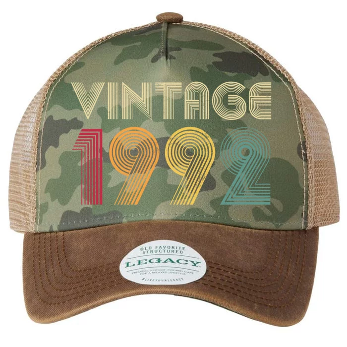 Vintage 1992 30th Birthday Gift Retro Meaningful Gift 30 Years Old Gift Legacy Tie Dye Trucker Hat