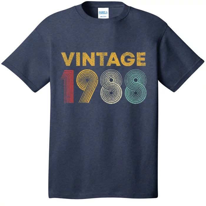 Vintage 1988 35th Birthday Present Gift  Wo 35 Years Old T-Shirt