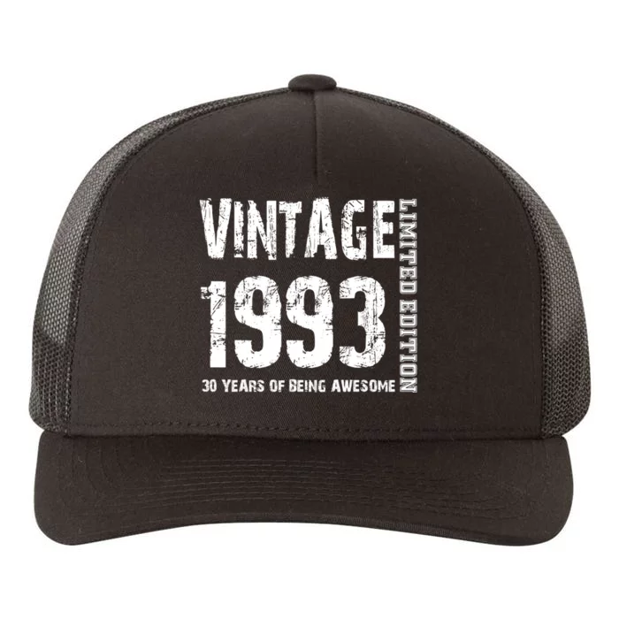 Vintage 1993 30 Years Of Being Awesome 30th Birthday Yupoong Adult 5-Panel Trucker Hat