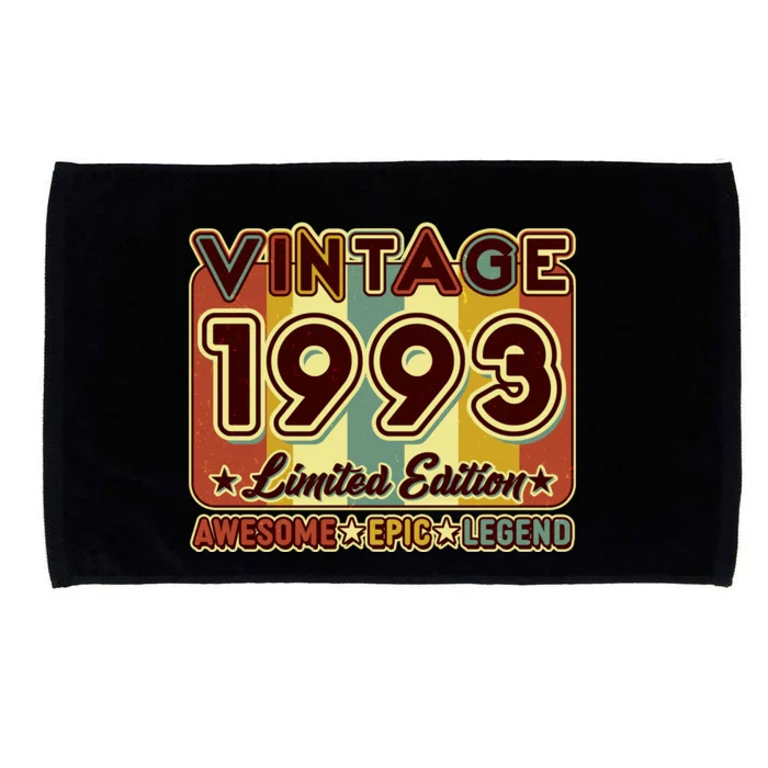 Vintage 1993 30th Birthday Limited Edition Awesome Epic Legend Microfiber Hand Towel