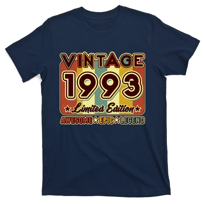 Vintage 1993 30th Birthday Limited Edition Awesome Epic Legend T-Shirt