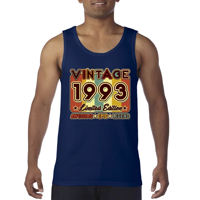 Vintage 1993 30th Birthday Limited Edition Awesome Epic Legend Tank Top