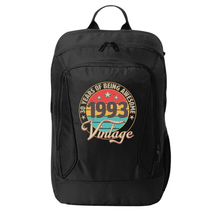 Vintage 1993 30 Years Of Being Awesome City Backpack