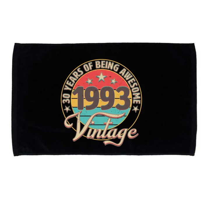 Vintage 1993 30 Years Of Being Awesome Microfiber Hand Towel