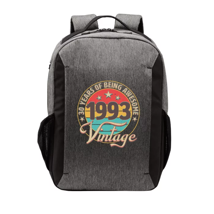 Vintage 1993 30 Years Of Being Awesome Vector Backpack