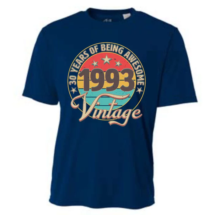 Vintage 1993 30 Years Of Being Awesome Cooling Performance Crew T-Shirt