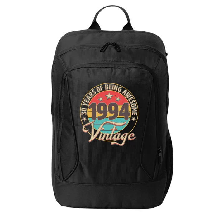 Vintage 1994 30 Years Of Being Awesome City Backpack