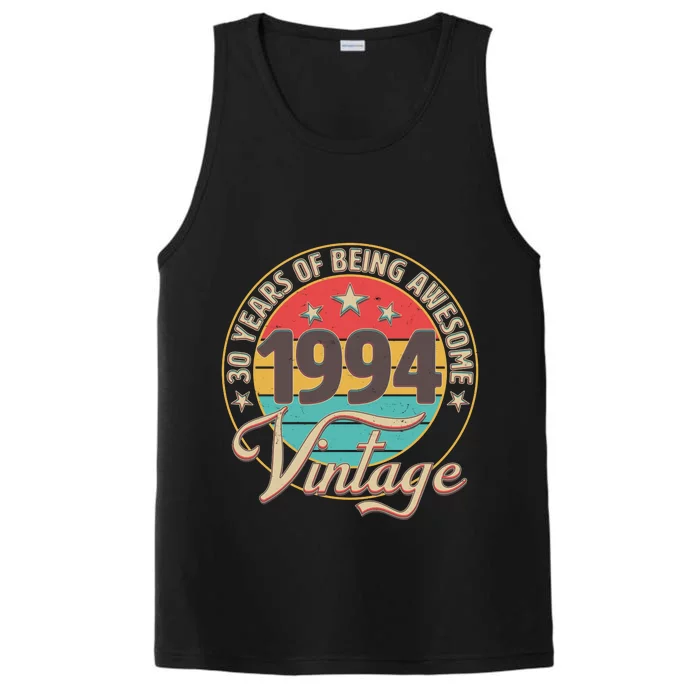 Vintage 1994 30 Years Of Being Awesome Performance Tank