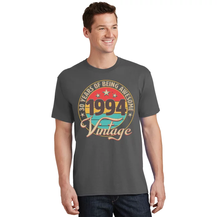 Vintage 1994 30 Years Of Being Awesome T-Shirt