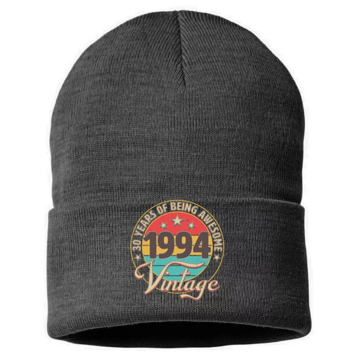 Vintage 1994 30 Years Of Being Awesome Sustainable Knit Beanie