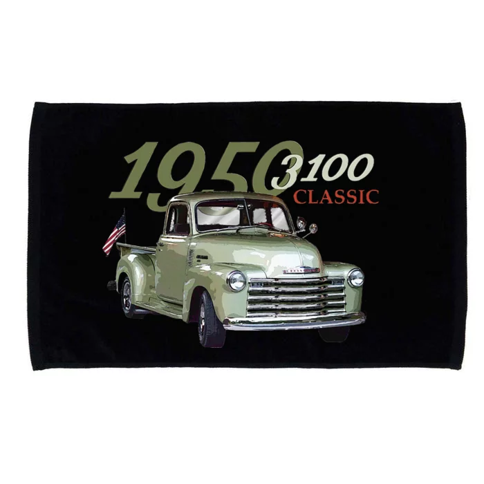 Vintage 1950 3100 Pickup Truck Car Guys Classic Trucks Microfiber Hand Towel