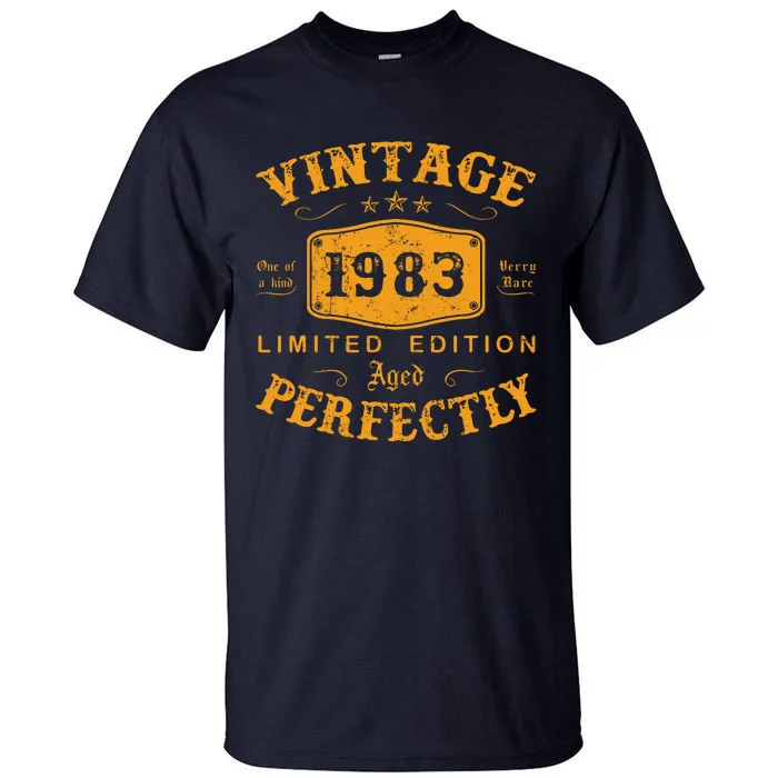 Vintage 1983 39 Birthday Gifts 39rd Birthday Gifts Tall T-Shirt