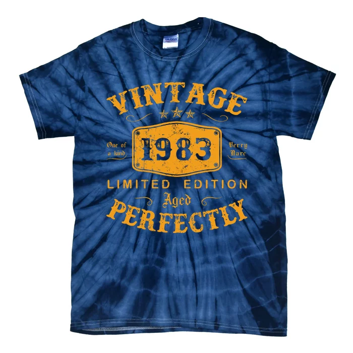 Vintage 1983 39 Birthday Gifts 39rd Birthday Gifts Tie-Dye T-Shirt