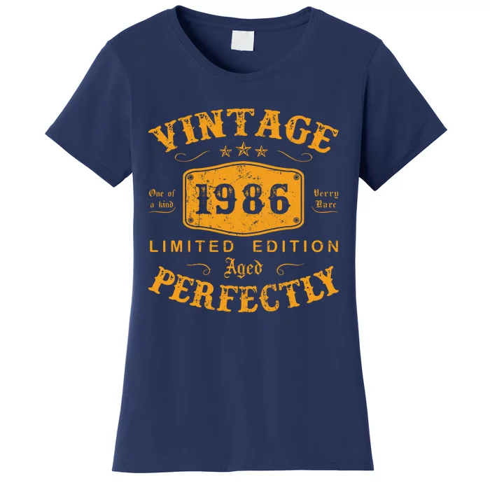 Vintage 1986 36 Birthday Gifts 36th Birthday Gifts Women's T-Shirt