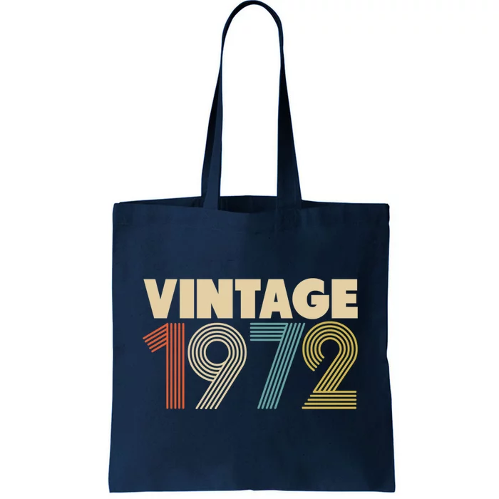 Vintage 1972 46th Birthday Tote Bag