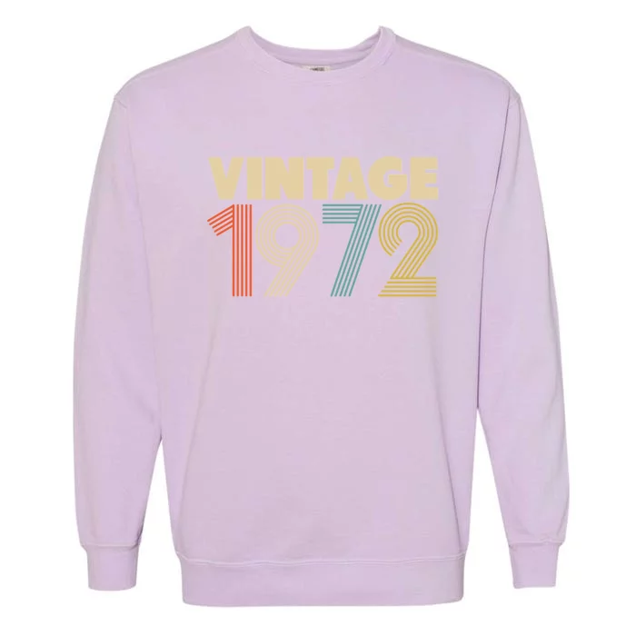 Vintage 1972 46th Birthday Garment-Dyed Sweatshirt