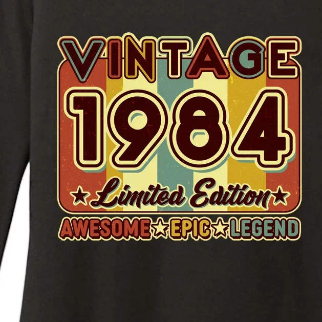 Vintage 1984 40th Birthday Limited Edition Awesome Epic Legend Womens CVC Long Sleeve Shirt