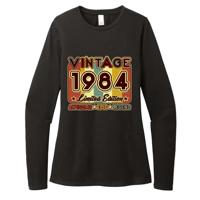 Vintage 1984 40th Birthday Limited Edition Awesome Epic Legend Womens CVC Long Sleeve Shirt