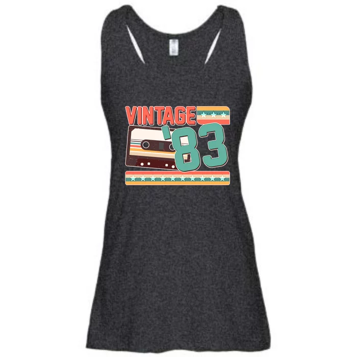 Vintage 1983 40th Birthday Cassette Tape Ladies Essential Flowy Tank