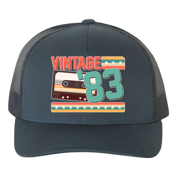 Vintage 1983 40th Birthday Cassette Tape Yupoong Adult 5-Panel Trucker Hat