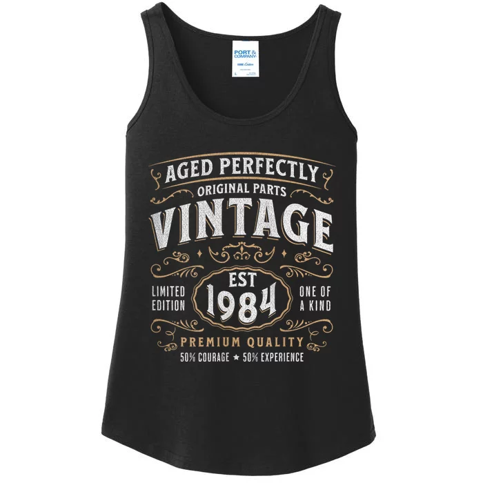 Vintage 1984 40th Birthday Gifts 40 Year Old Ladies Essential Tank