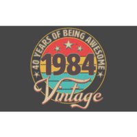 Vintage 1984 40 Years Of Being Awesome Bumper Sticker