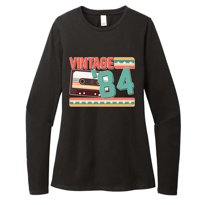 Vintage 1984 40th Birthday Cassette Tape Womens CVC Long Sleeve Shirt