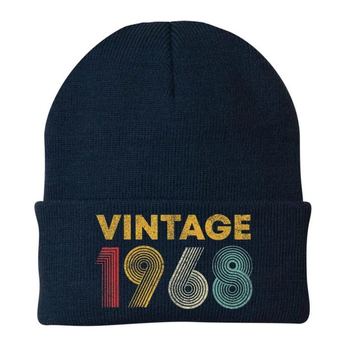 Vintage 1968 55th Birthday Present Gift  Wo 55 Years Old Knit Cap Winter Beanie