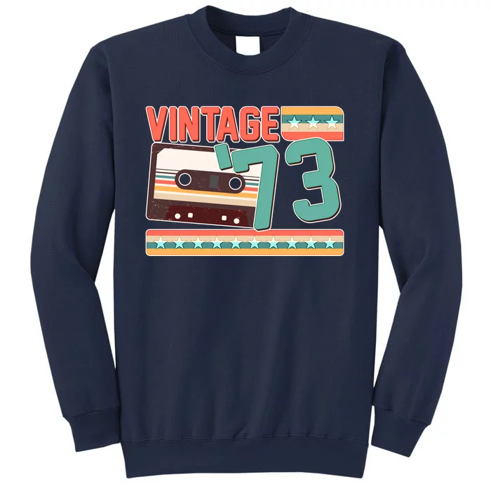 Vintage 1973 50th Birthday Cassette Tape Sweatshirt