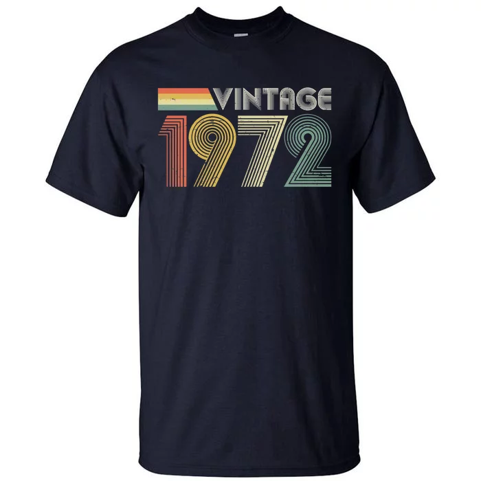 Vintage 1972 50th Birthday Gift Tall T-Shirt