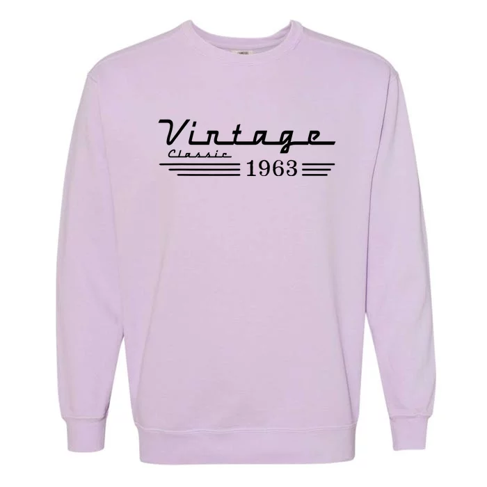 Vintage 1963 59th Birthday Garment-Dyed Sweatshirt