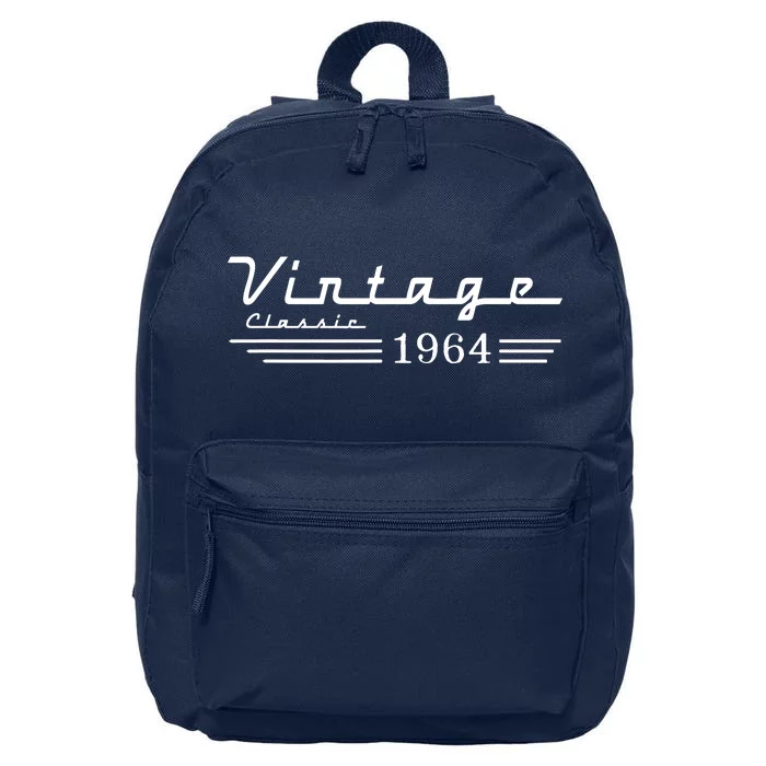 Vintage 1964 58th Birthday 16 in Basic Backpack