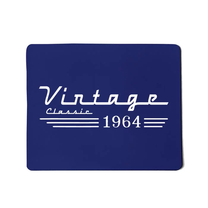 Vintage 1964 58th Birthday Mousepad