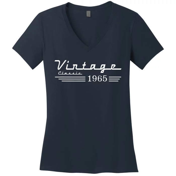 Vintage 1965 57th Birthday Women's V-Neck T-Shirt