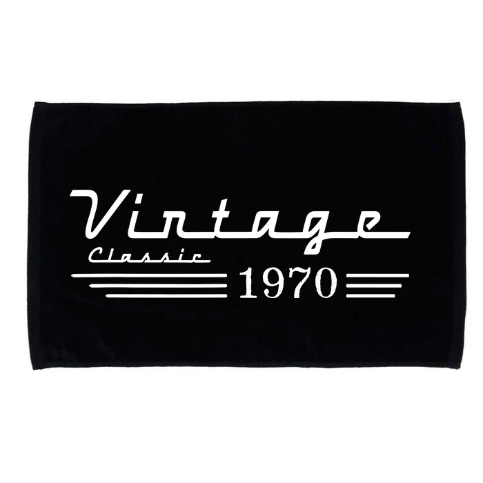 Vintage 1970 52nd Birthday Microfiber Hand Towel