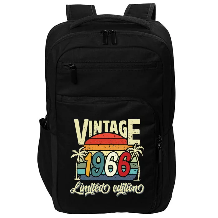 Vintage 1966 56th Birthday Limited Edition Bday Impact Tech Backpack