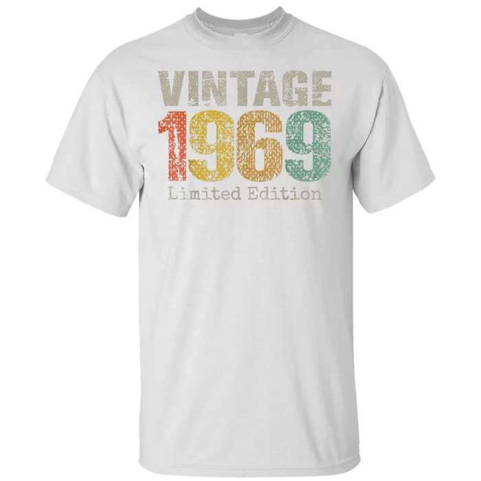 Vintage 1969 55th Birthday Gifts 55 Year Old Tall T-Shirt