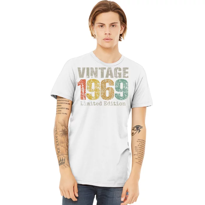 Vintage 1969 55th Birthday Gifts 55 Year Old Premium T-Shirt