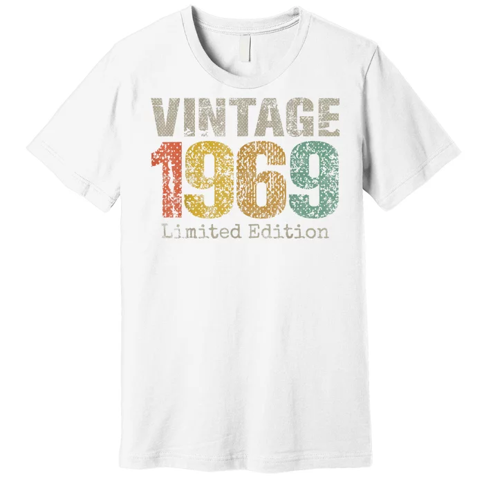 Vintage 1969 55th Birthday Gifts 55 Year Old Premium T-Shirt