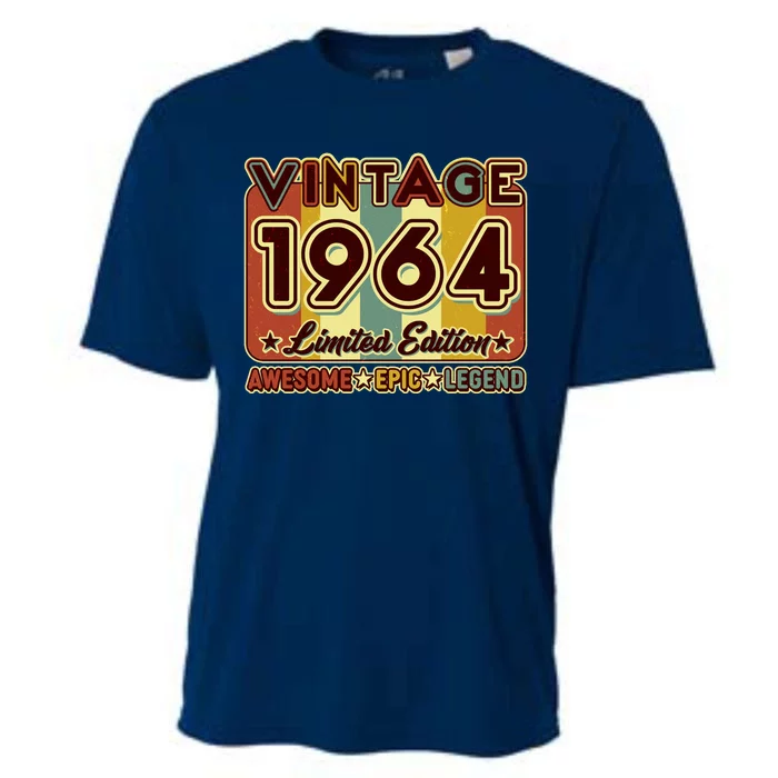 Vintage 1964 60th Birthday Limited Edition Awesome Epic Legend Cooling Performance Crew T-Shirt