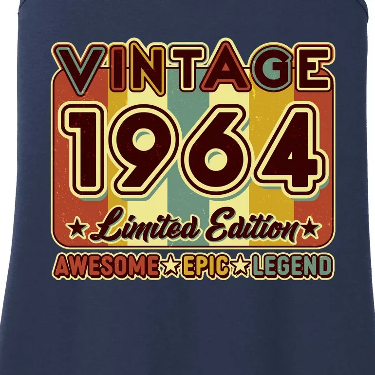 Vintage 1964 60th Birthday Limited Edition Awesome Epic Legend Ladies Essential Tank