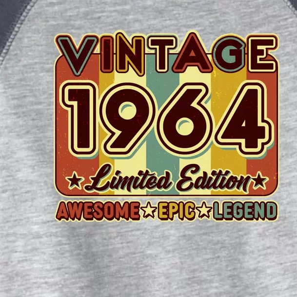 Vintage 1964 60th Birthday Limited Edition Awesome Epic Legend Toddler Fine Jersey T-Shirt