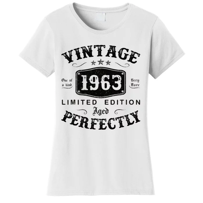 Vintage 1963 60 Years Old 60th Birthday Gifts Women's T-Shirt