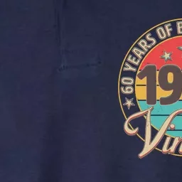 Vintage 1964 60 Years Of Being Awesome Softstyle Adult Sport Polo