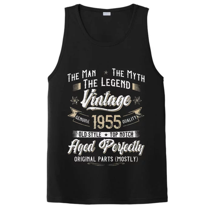 Vintage 1955 68th Birthday Gift 68 Years Old Performance Tank