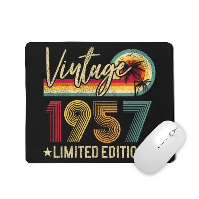 Vintage 1957 67th Birthday 67 Years Old Limited Edition Mousepad