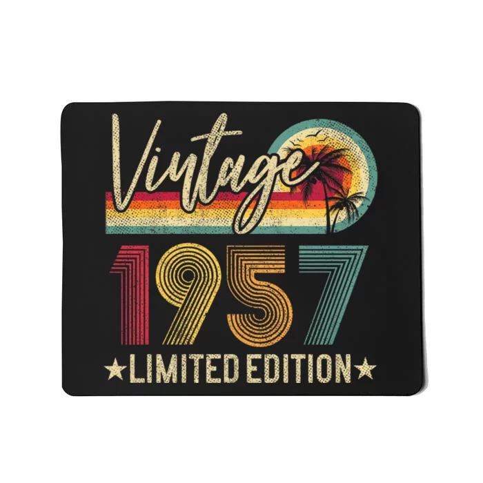 Vintage 1957 67th Birthday 67 Years Old Limited Edition Mousepad