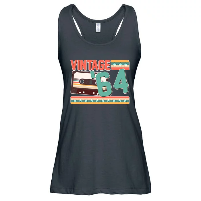 Vintage 1964 60th Birthday Cassette Tape Ladies Essential Flowy Tank