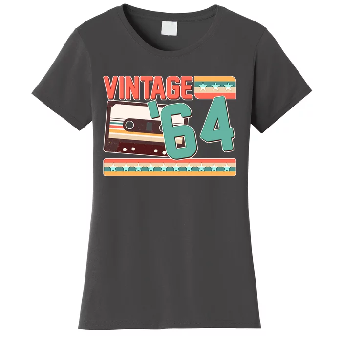 Vintage 1964 60th Birthday Cassette Tape Women's T-Shirt